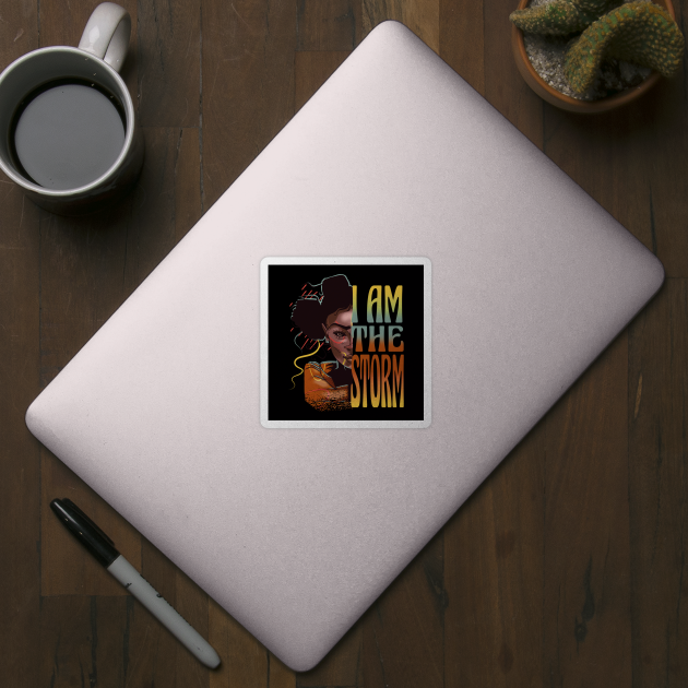 Black History Month African American Woman I Am the Storm by creative